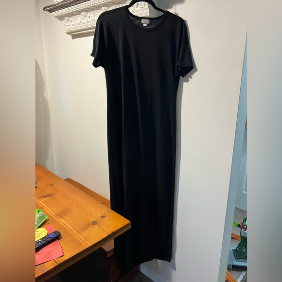 LuLaRoe Black Maxi Maria Dress - Picture 1 of 1